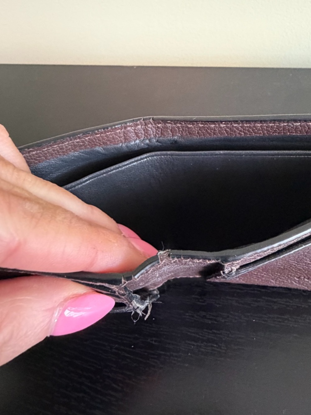Coach Men's Dark Brown Leather Wallet - Picture 8 of 11